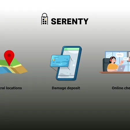 Serenty - Stylish 1br Steps From Le Marais & Montorgueil Paris